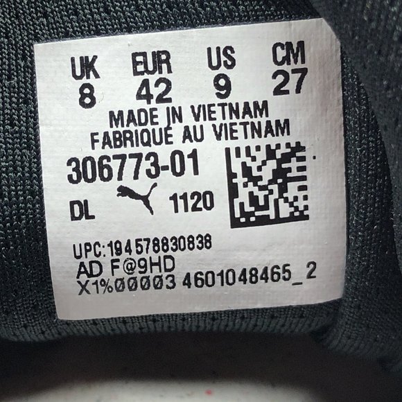 Puma PL RS-Fast Porsche Legacy 911 Shoes Sneakers Mens 8 Low Top Black 306773-01 - Picture 11 of 14